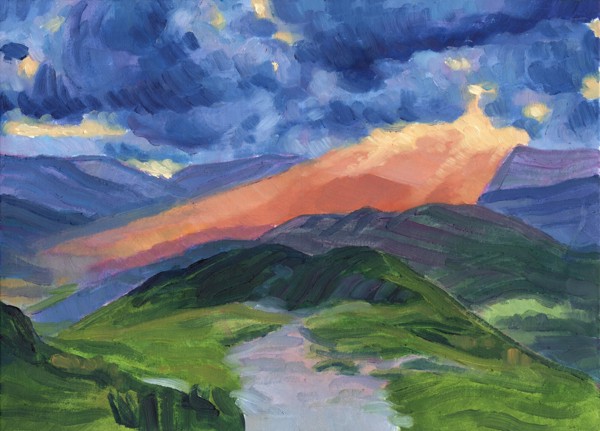 Lake District Light Beams