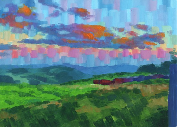 Sunset in the Lake District